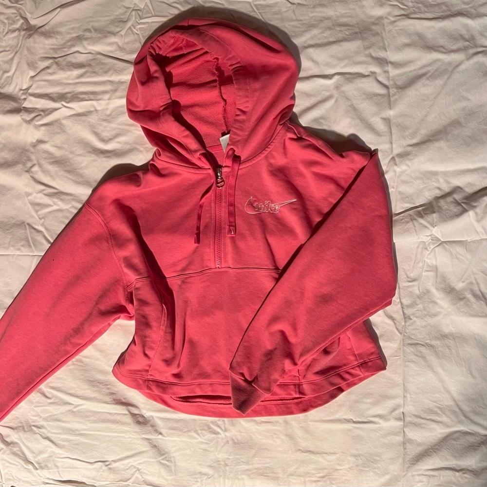 Nike Fuchsia Half-Zip Hoodie